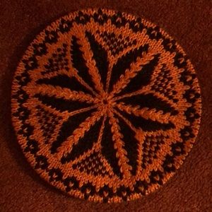 Handcrafted knit never worn tam